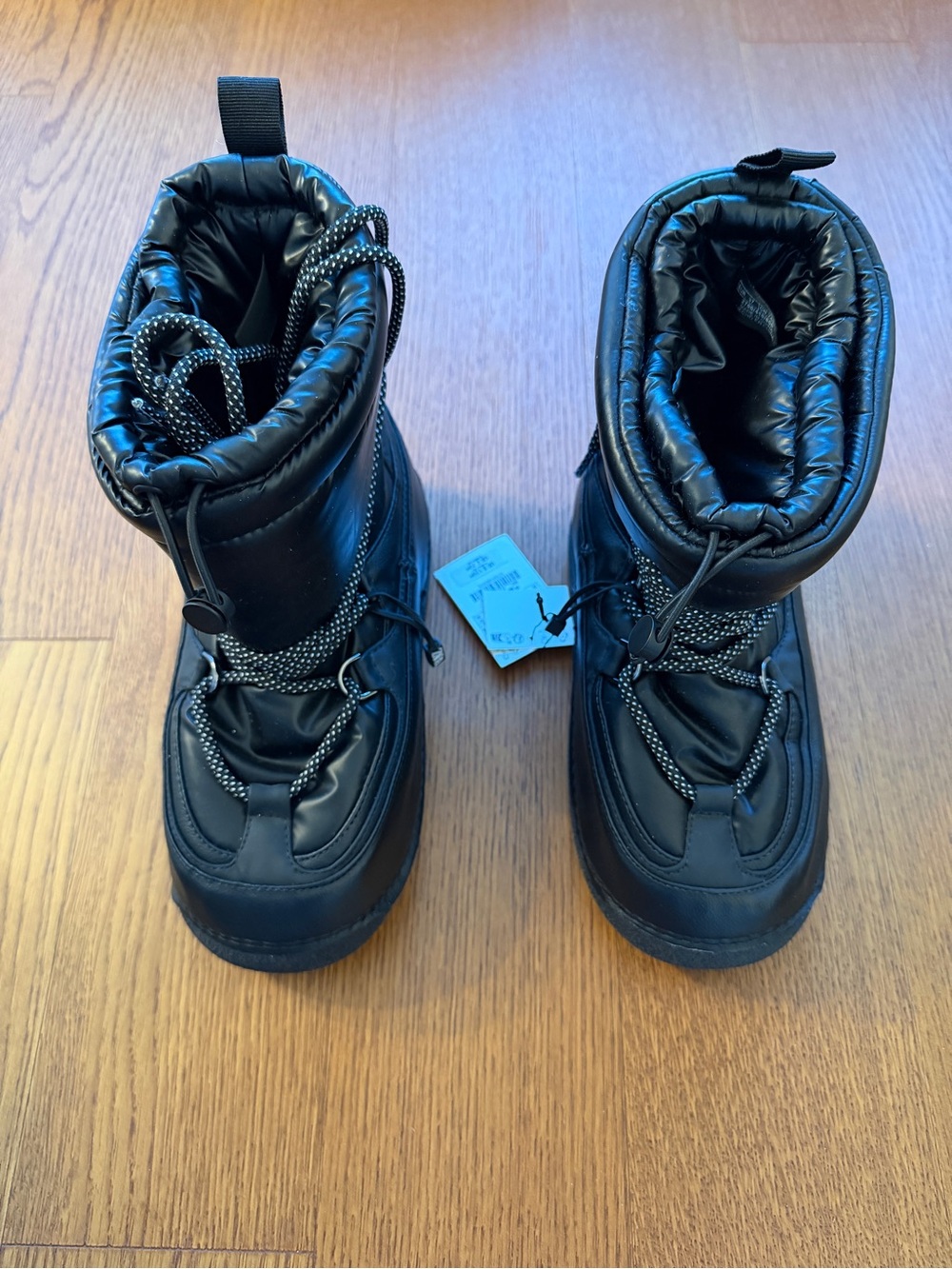 Zara Black Snow Boots 6.5 NWT